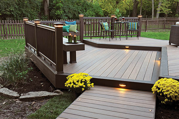 TimberTech-PRO-Legacy-Tigerwood-Mocha-Accents-Picture-Frame-Deck-Deck-Lights